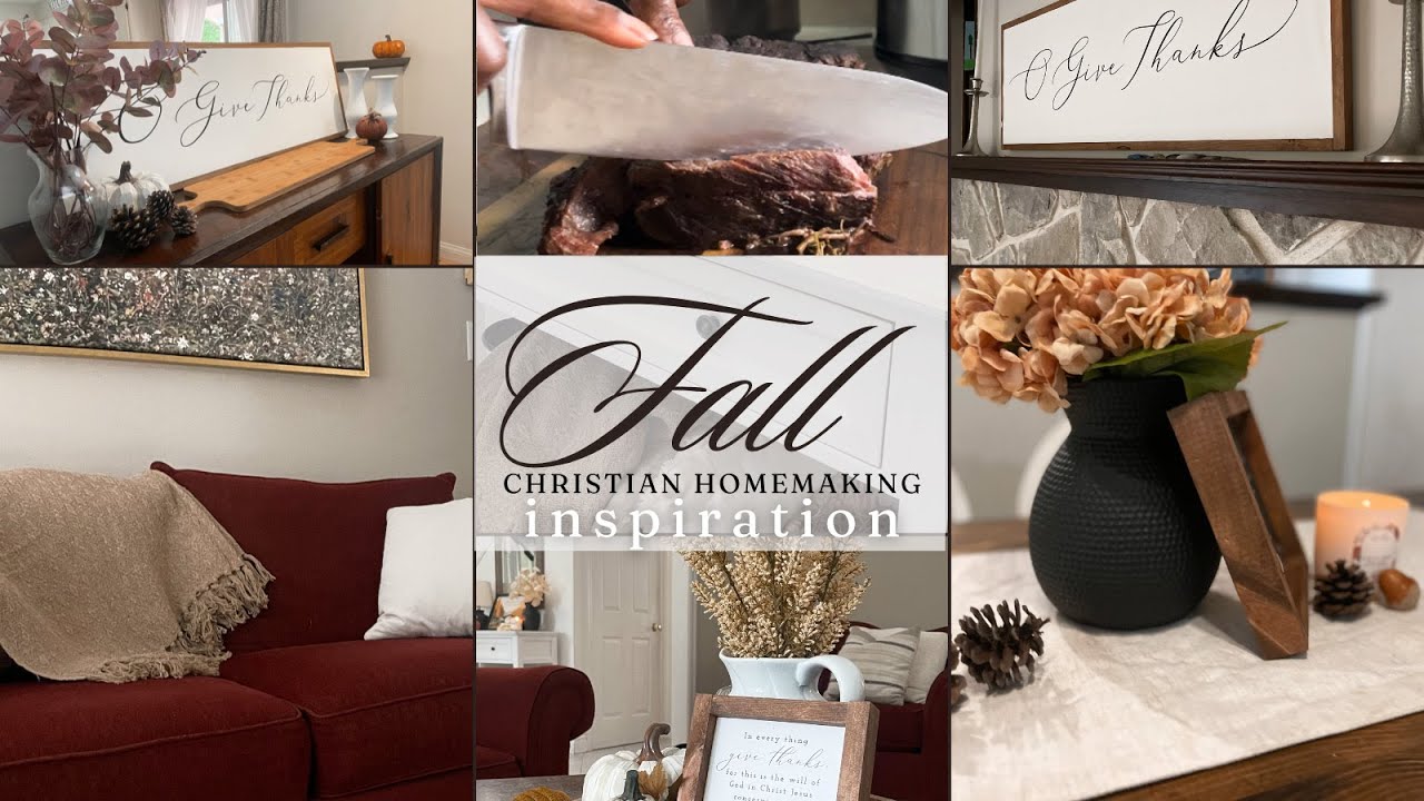 Fall DIY Home Decor & Slow-Cooked Comfort Meal | Transform Your Home & Heart with Faith