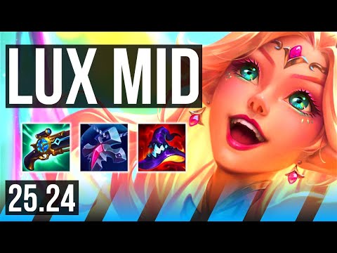 LUX vs FIZZ (MID) | Summon Aery | EUW Diamond | 25.24