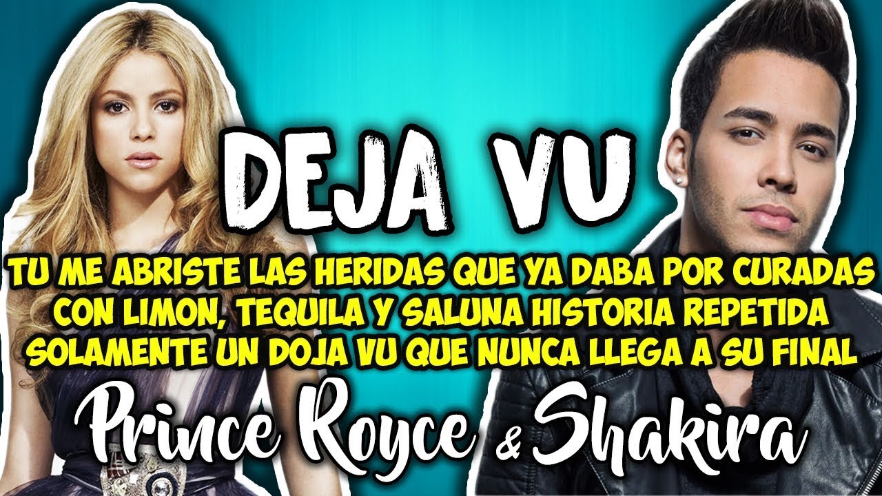 Deja Vu By Shakira Prince Royce From Cuba Popnable Tu me abriste las heridas. popnable