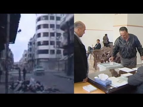 Syrien: In Grabesstimmung zur Wahlurne
