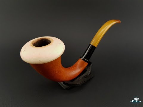 Gourd Meerschaum Calabash Amber Stem *SOLD*