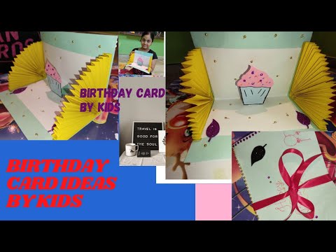 Birthday Card ideas by kids#easy birthday card by shreya