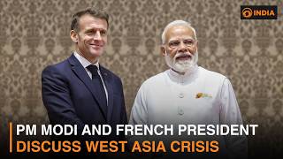 PM Modi, French President Macron discuss West Asia crisis and more news | DD India Live