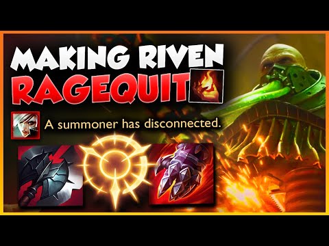 I made a Riven Main Ragequit?! [Urgot vs Riven]