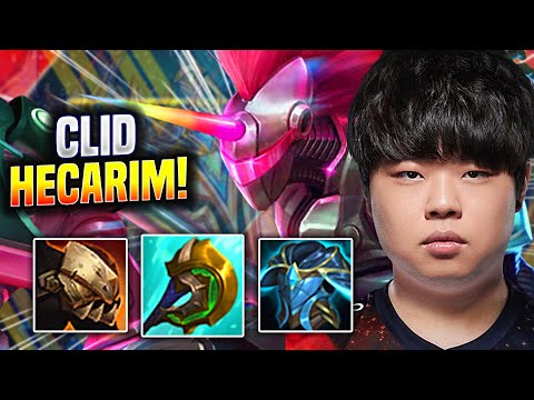 CLID REALLY INTENSE GAME WITH HECARIM! - FPX Clid Plays Hecarim Jungle vs Fiddlesticks! |Season 2022