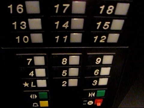 Otis Elevonic 401 Traction Elevators at the Sutton Place Hotel, Chicago, IL