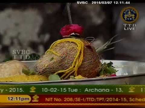 SVBC TTD-Srivari Kalyanotsavam Live Part-1 07-02-15