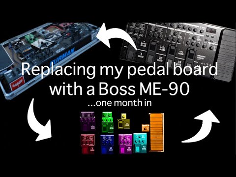 Replacing my pedals with Boss ME-90: One month in