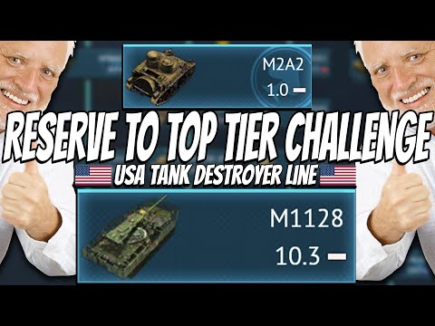 Playing the ENTIRE USA Tank Destroyer Line - Reserve to Top Tier