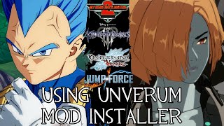 How to use Unverum Mod Installer (FighterZ, Guilty Gear Strive, etc.)