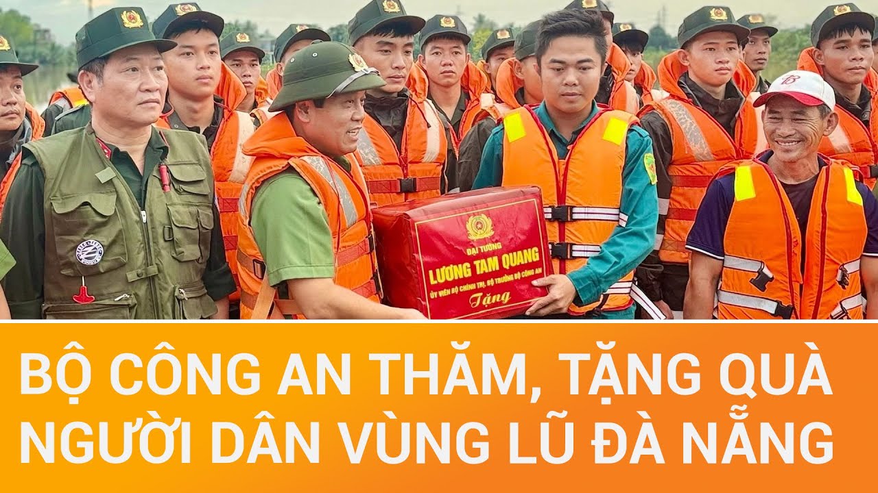 THỜI SỰ TRƯA | Bộ Công an động viên, hỗ trợ nhân dân vùng ngập lụt tại Đà Nẵng