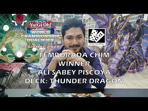 REGIONAL CHIM LIMA PERU WINNER - ALI PISCOYA DECK THUNDER DRAGON