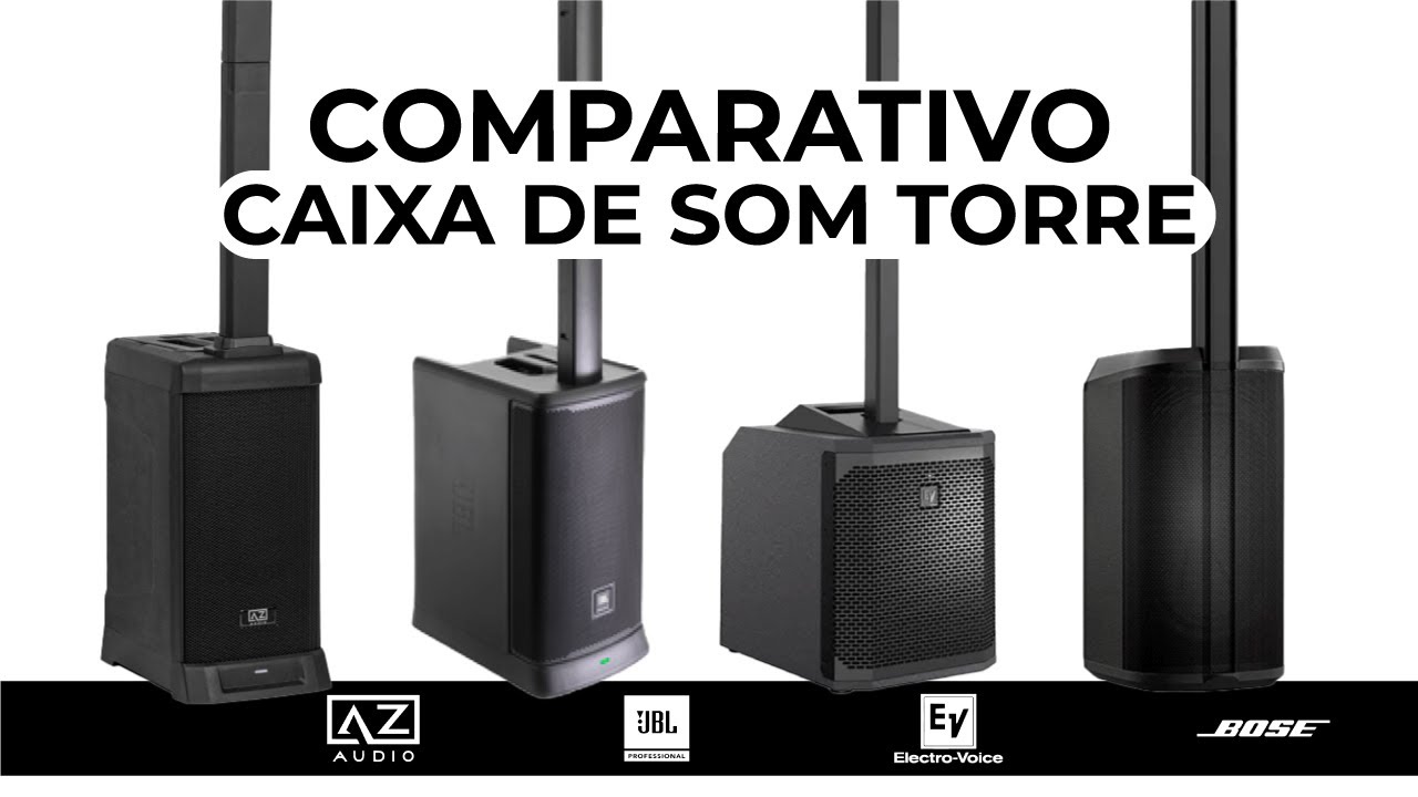 NEO PRO8, EON ONE MK2, EVOLVE 30M, L1 PRO8 - Caixa Som Torre Vertical Array | VÍDEO COMPARATIVO