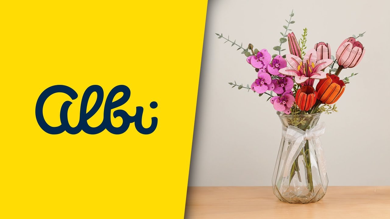 Dřevěné květiny za pár minut