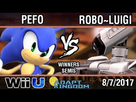 [Adapt Kingdom] Pefo (Sonic) vs Robo~Luigi (R.O.B.) SSB4 Winners Semis