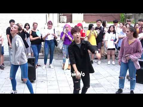 [staywithHYO]180815 홍대공연(with MidnightPearls)｜ 방탄소년단(BTS) - 불타오르네(FIRE)｜김효진focus