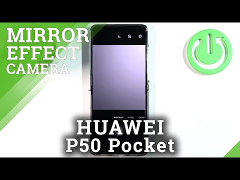 How to Enable Camera Mirror Effect on HUAWEI P50 Pocket - Camera Settings