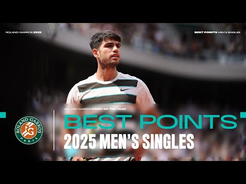 Roland-Garros point of the year: Men's Singles | Roland-Garros 2025