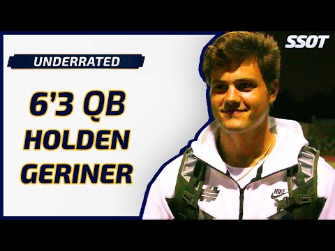 Auburn commit Holden Geriner is a Rising QB Prospect in the 2022 Class