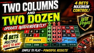 This Roulette Strategy Plays Itself! (2 Columns + 2 Dozens)