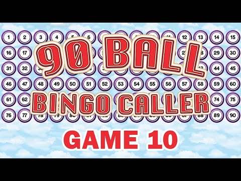 90 Ball Bingo Caller Game - Game 10