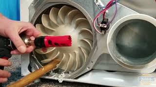 Removing a Seized Blower Wheel and Replacing the Motor on a Dryer