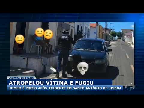 Homem é preso após acidente em Santo Antônio de Lisboa