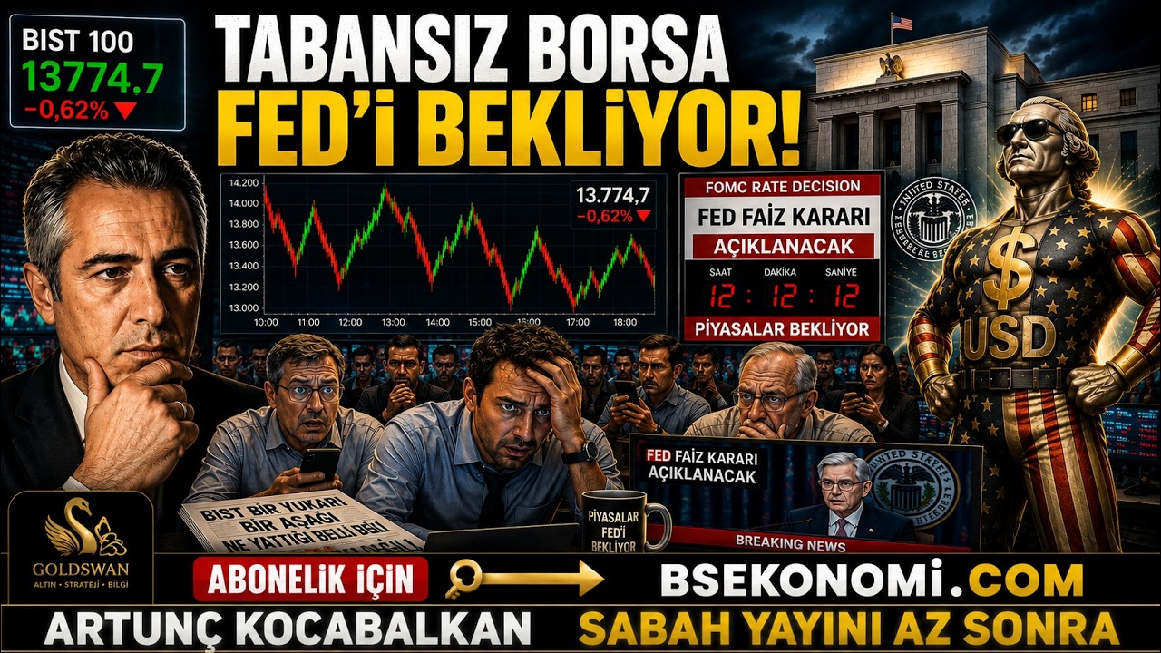 ÖNEMLİ BİR GÜN PİYASALAR FED KARARI ÖNCESİ KARARSIZ TABNSIZ BORSA NE YAPACAK ?