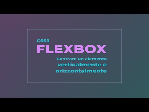 [ITA] CSS3 - Centrare un blocco orizzontalmente e verticalmente nella pagina