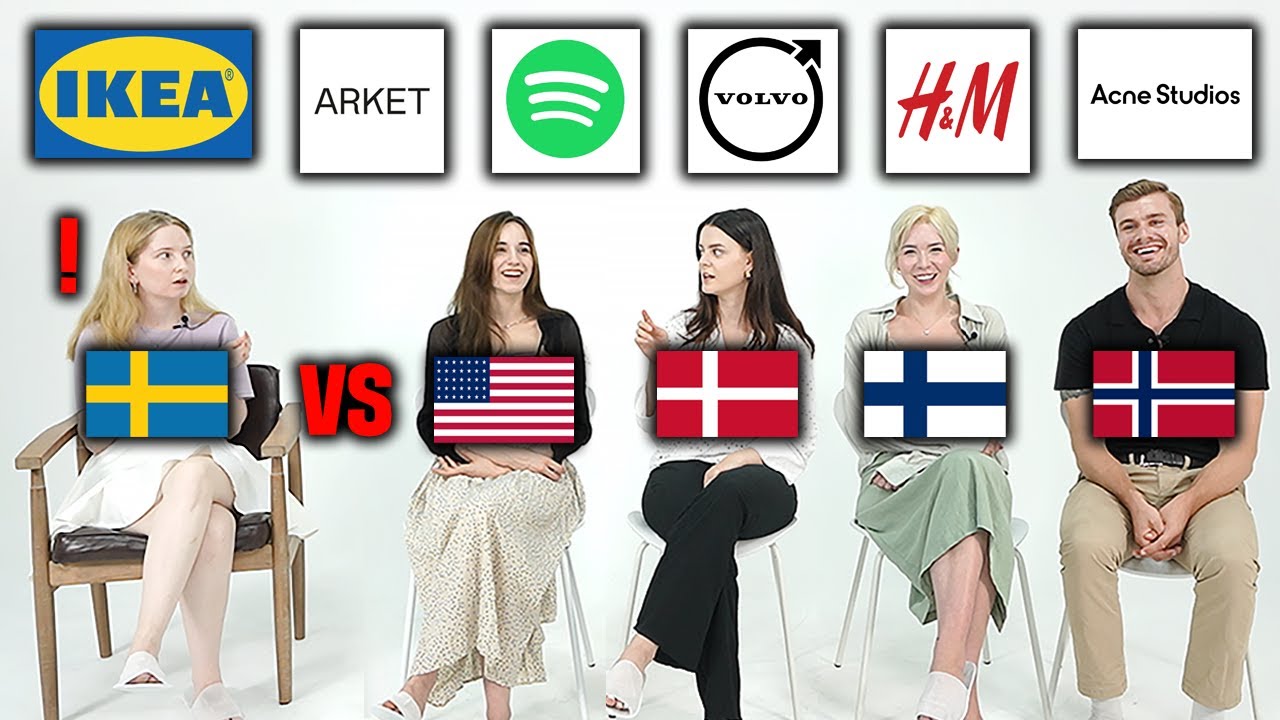 Swedish was Shocked by the Pronunciation of Swedish Brand Names in Nordic Countries!!