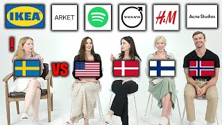 Swedish was Shocked by the Pronunciation of Swedish Brand Names in Nordic Countries!!