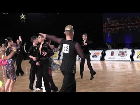 2018-14-12 Rīga Baltic Grand Prix Koļja-Aleksa Junior II D Final Cha-Cha-Cha