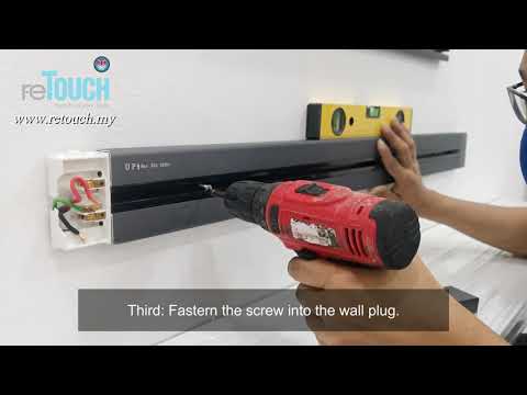 Power Track Surface Installation method