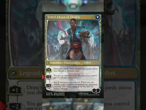 Invasion of New Phyrexia // Teferi Akosa of Zhalfir - MOM MTG Spoiler