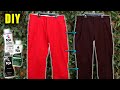 HOW TO DYE RED PANTS DARKER Rit Back To Black Dye Kit Lucykiins