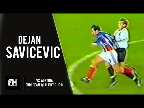Dejan Savicevic ● Goal and Skills ● Austria 0-2 Yugoslavia ● European Qualifiers 1991