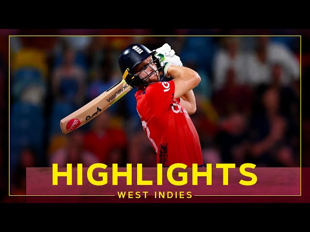 Highlights | West Indies v England | 2nd T20I