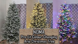 NOMA Pre-Lit Colour-Changing Aria Christmas Tree | Setup & Review