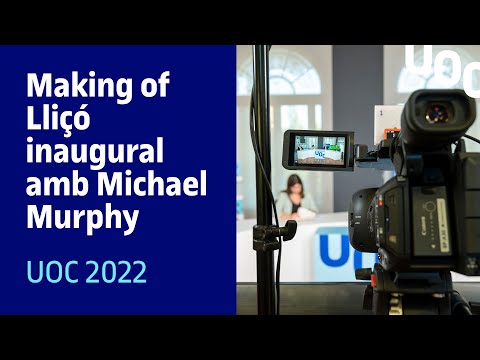 Making of the inaugural lecture