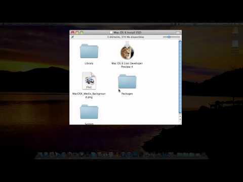 comment installer lion os x