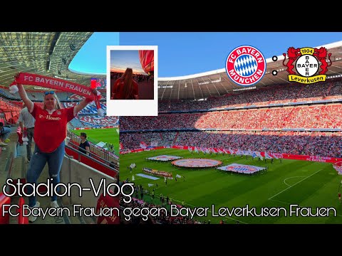 Bundesliga kicks off with record crowds❤️🤍|Stadium Vlog| FC Bayern Women vs. Bayer Leverkusen Women