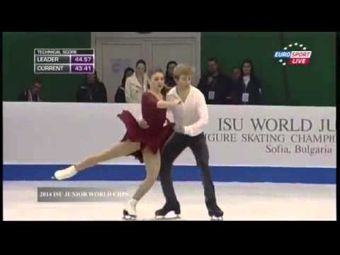 Kaitlin Hawayek & Jean Luc Baker - 2014 Junior World Championships - FD