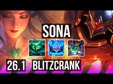 SONA & Ashe vs BLITZCRANK & Ezreal (SUP) | EUW Master | 26.1