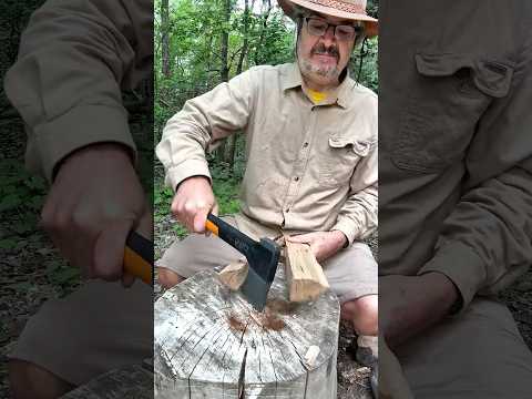 How to easily make KINDLING!