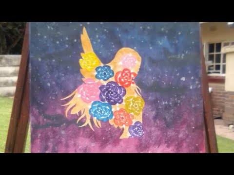 Guardian Angel ( Acrylic paint tutorial)