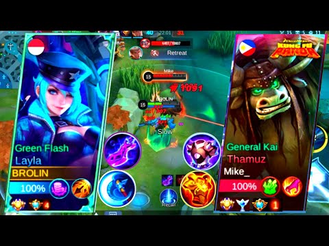 Layla Vs General Kai Supreme Thamuz ✅ - Who Is The Queen Of Lifesteal ? Best 1 Shot Broken Build !!