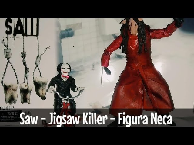 Vídeo relacionado con NECA Jigsaw Killer Red Robe Scale Action Fig. 15 cm Saw toony Terrors
