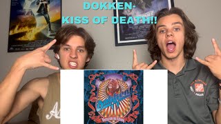 Twins React To Dokken- Kiss Of Death!!!