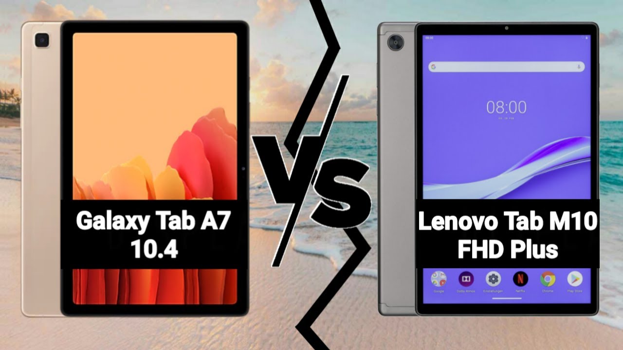 samsung galaxy tab A7 10.4 vs Lenovo Tab M10 FHD Plus | Best Budget Tablets (2020)