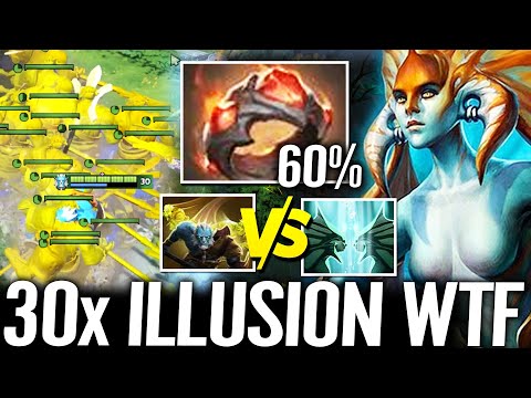 🔥 30x iLLusion Giant Army Naga Siren vs Cancer PL Army - WTF Top Rank Epic Fight Dota 2 Pro Carry